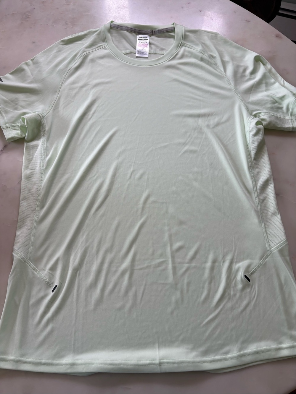 Gymshark Light Mint Green Short Sleeve Performance Top